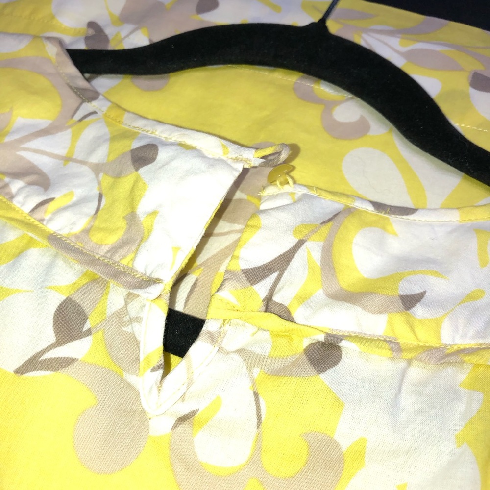 Old Navy Yellow Floral Ruffle Mini XS Dress - Picture 11 of 16